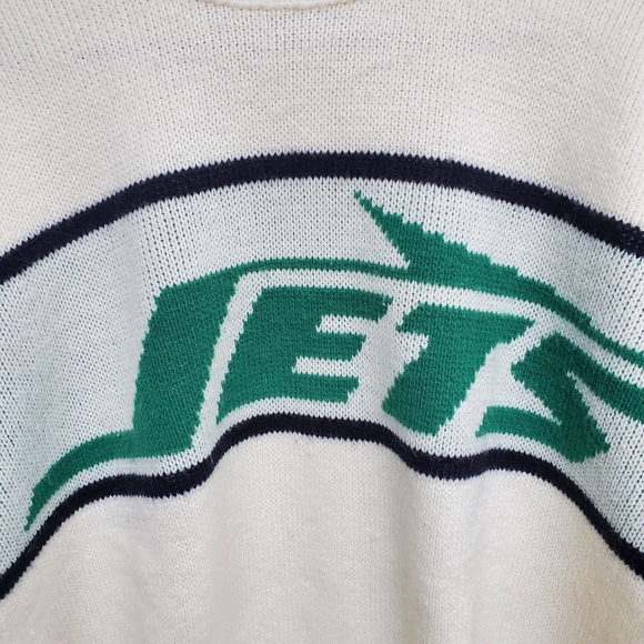 Vintage Cliff Engle NFL New York Jets Knit Pullover Sweater Size M USA. - Picture 2 of 6